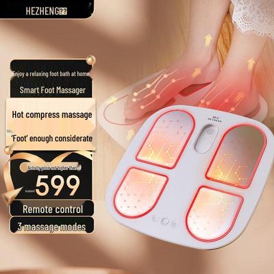 Hezheng Automatic Foot Massager with Heat & Remote CN Plug (adapter Included)