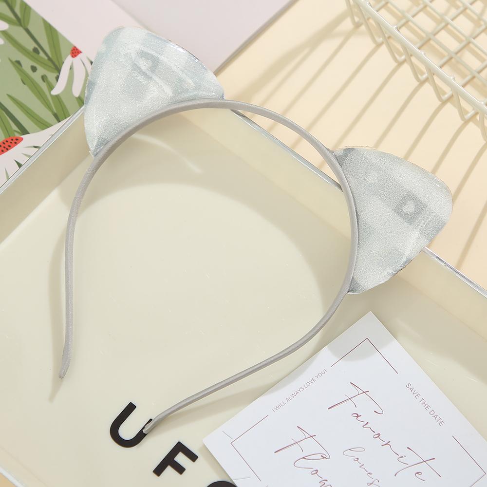 

Ободок с кошачьими ушками Красочный милый свежий ободок девчачий стиль Праздничная вечеринка Серия кошачьих ушек Аксессуары