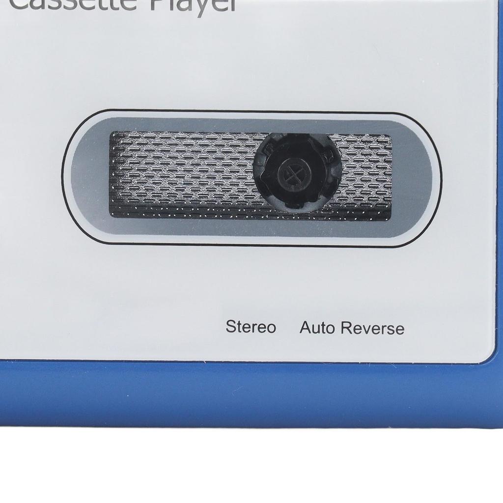 Cassette To MP3 Bluetooth Cassette Player with Wired LED Clear Auto Portable Cassette Player for Home and Travel Converter, Earphones, Indicator,