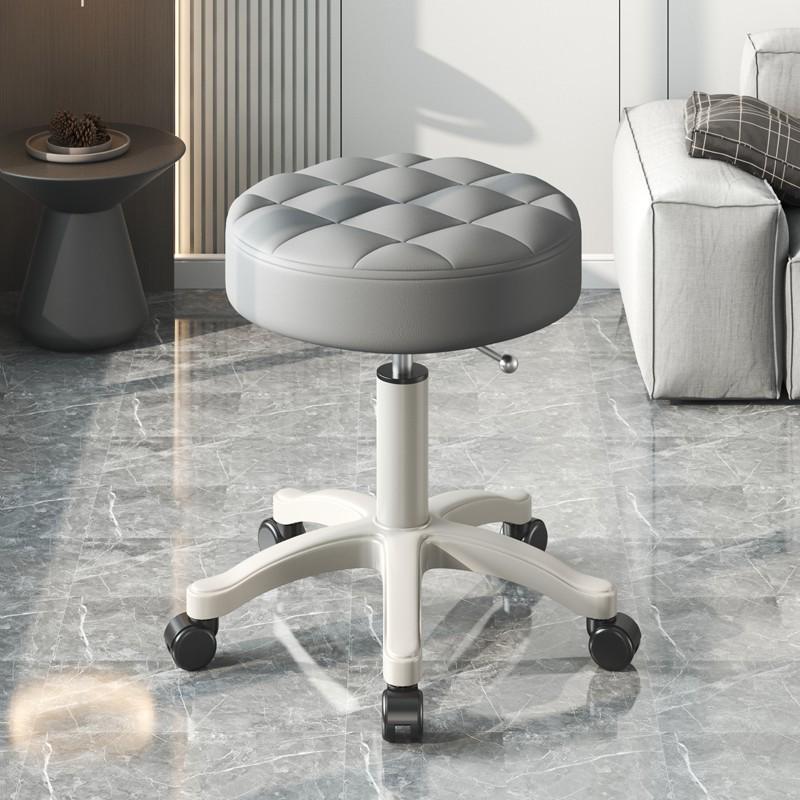 Height-Adjustable Rotating Salon Chair for Beauty, Barber, or Nail Art