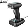 High-speed Wireless 2.4G Barcode Scanner with Base