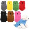 Manufacturer Direct Sale Pet Supplies Support Customization Clothes for Dog Thickened Warm Solid Color Vest Polar Fleece Jacket