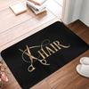 Scissors Comb Pattern Print Outdoor Door Mat, Decor Mat, for Living Room, Bedroom, Kitchen, Bathroom, Home Decor Mat