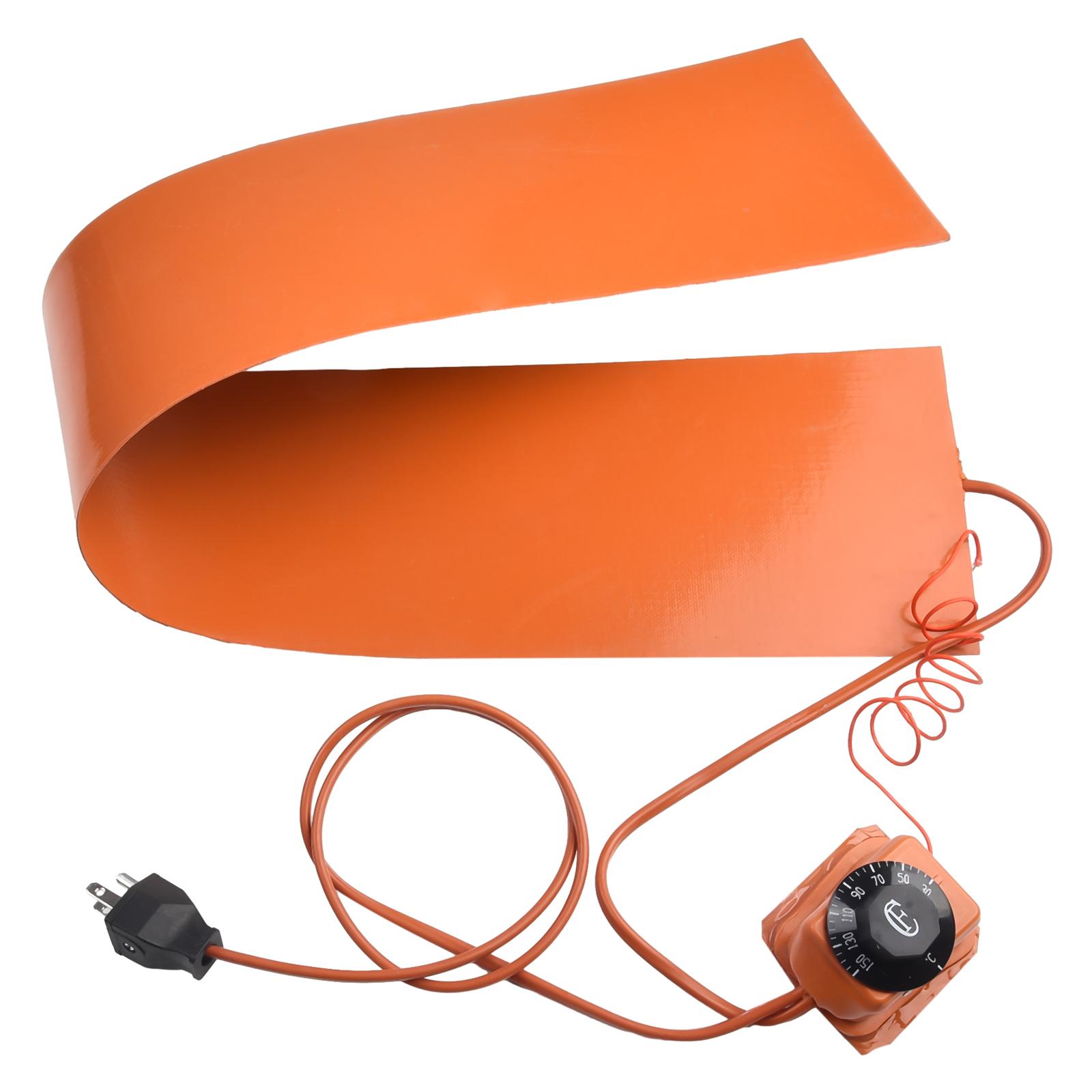110V 220V Heating Pad Tool 1200W Heater Mat Silicone Side Bending Thermal Electric Flexible For Guitar With Controller