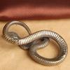 Solid Copper Snake Figurine Zodiac Serpent Ornament Desktop Feng Shui Model Collection Statue Brass Crafts New Year Gifts