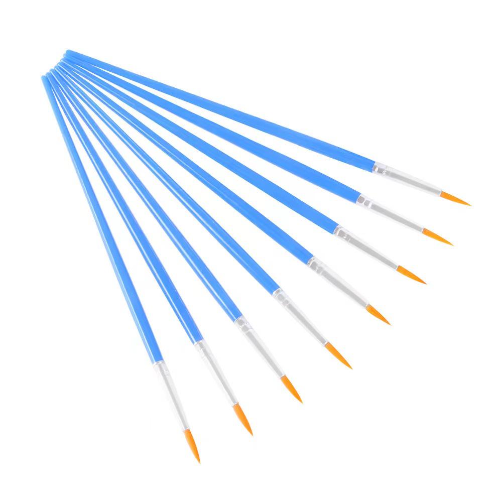 Flat-Head Nylon Brush for Line Drawing, Gouache, Children s DIY, and Digital Oil Painting.