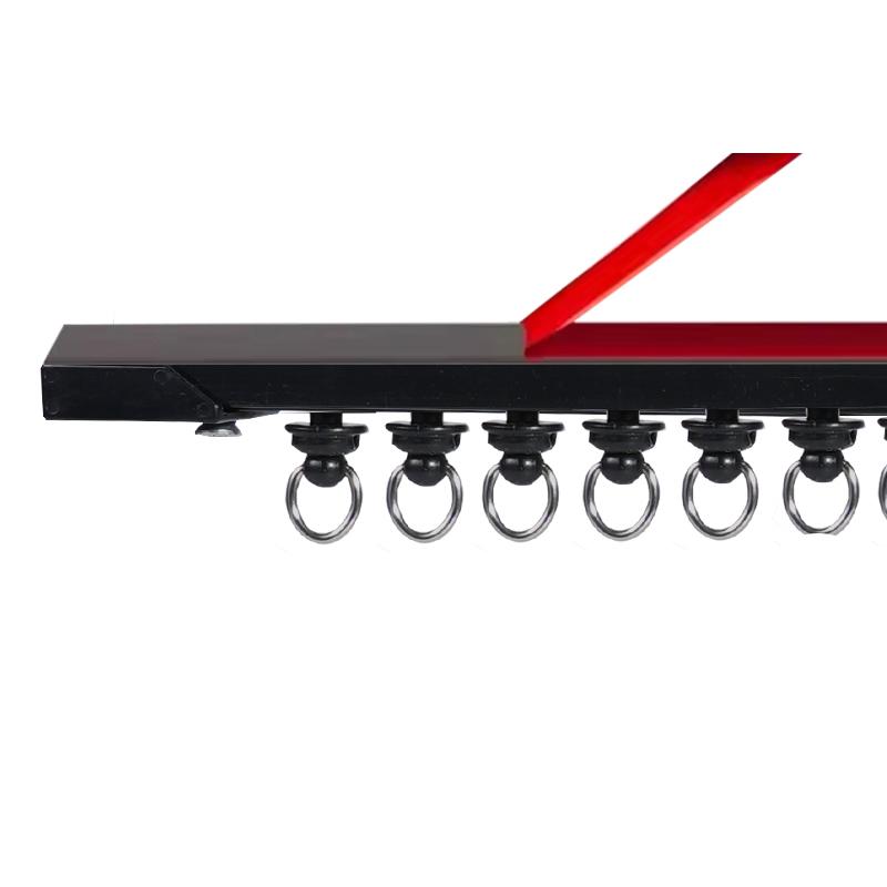 Self-Adhesive Curtain Track Kit No Drilling For Smooth Ceiling Or Wall Curtain Rod For Home Bedroom Shower Closet And RV