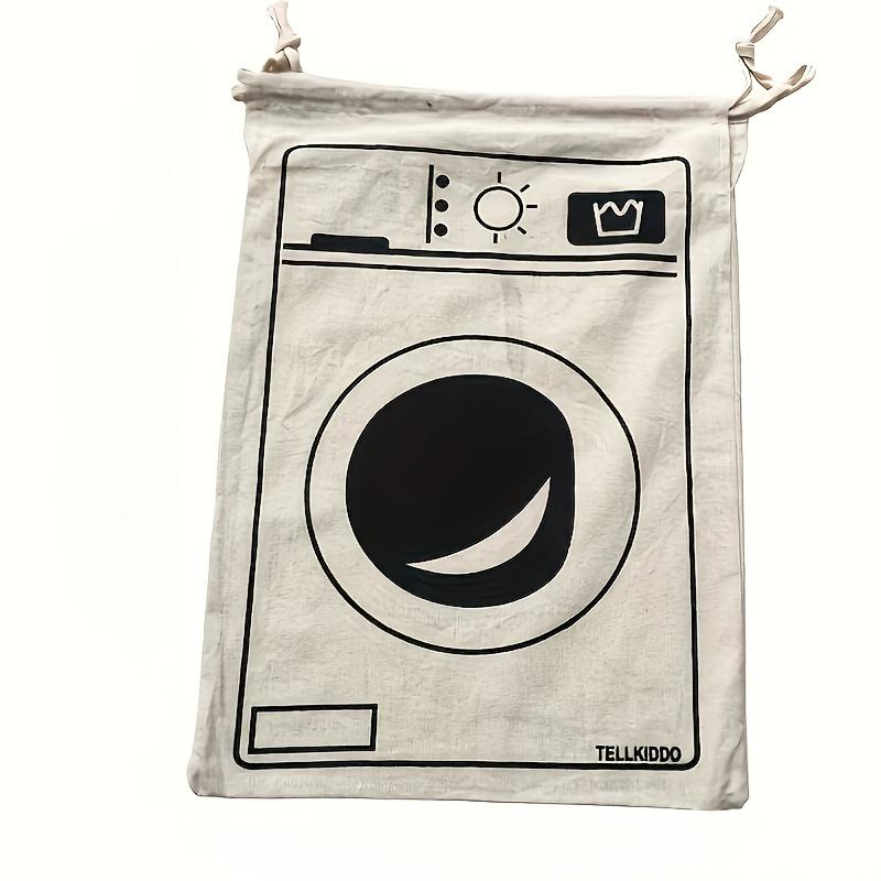 1pc Classic Style Foldable Laundry Storage Bag with Drawstring Non-Woven Fabric Organizer Multi-Purpose Clothes Hamper with Handle 863₽