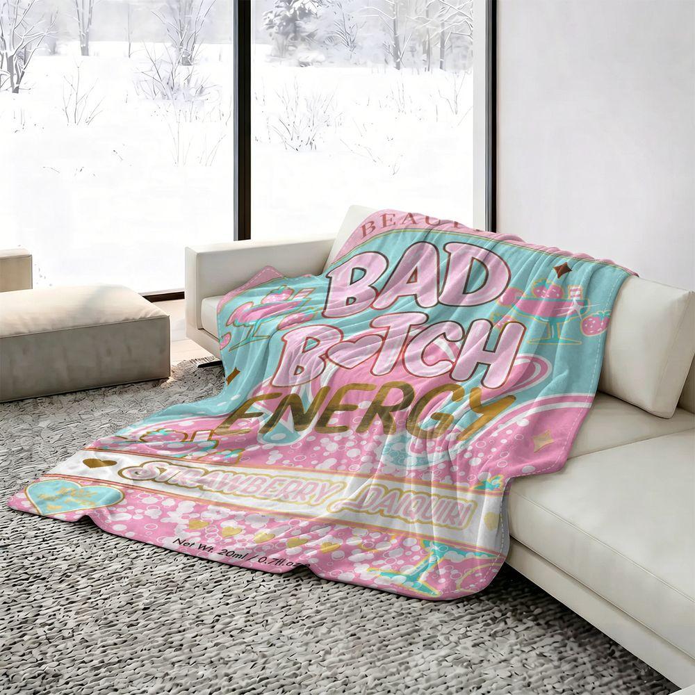Bad Print Cooling Blanket Q-Max-0.35 Cool Fiber Summer Cooling Throw Soft Lightweight Bedspread for Night Sweats Home Nap 100cmx150cm