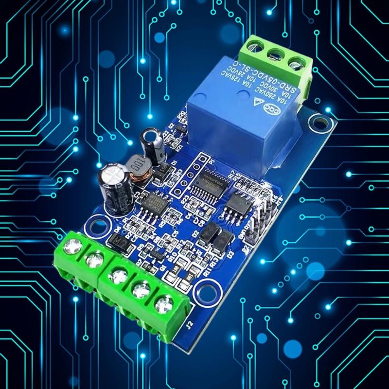Modbus RTU Einzelrelaismodul 3,3-30V RS485/TTL UART 1 Eingang 1 Ausgang RS485 Chip Relaismodul Schalter Ersatz