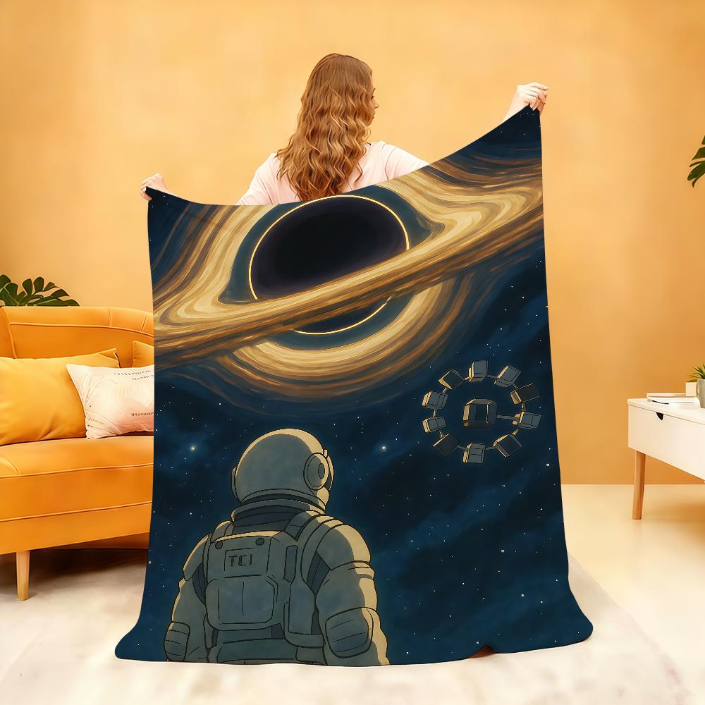 Classic I-Interstellar Blanket Soft Throw Blanket for Home Bedroom Bed Sofa Picnic Travel Office Rest Cover Blanket Gift