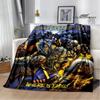 Rock Band I-Iron M-Maiden Printed Blanket Kids Warm Blankets Flannel Soft and Comfortable Blanket Bed Linings Birthday Gift