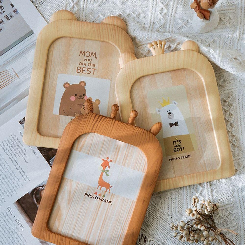 Cute Photo Frame Ornaments DIY Picture Display 7 Inch Wall Mounted Photo Frame Children