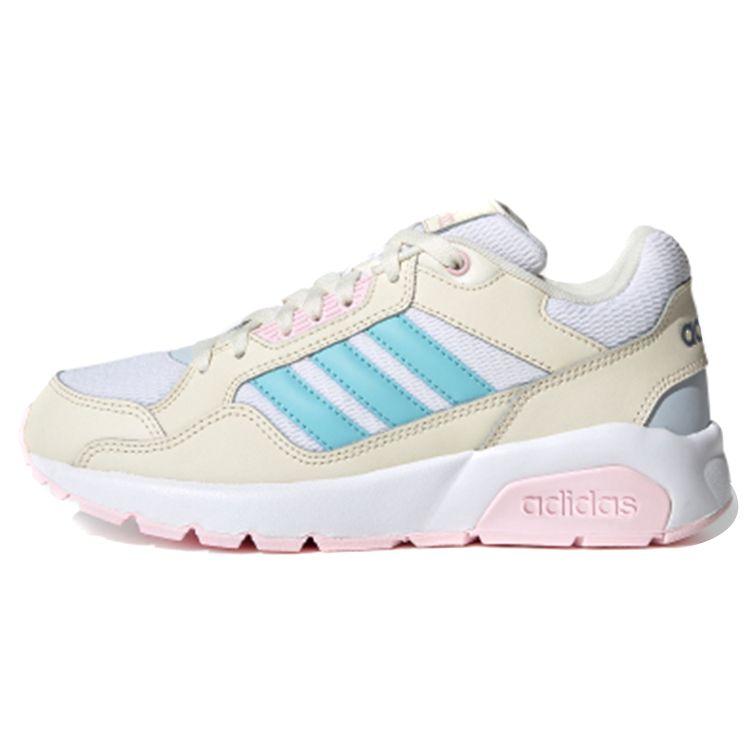 Adidas Neo Run9tis Retro Fashion Versatile Synthetic Leather Shock Absorbing Non-Slip Wear-Resistant Low-Top Casual Running Shoes FZ1459