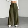 Women's New Wide Leg Pants, Loose Fit Straight Leg Casual Trousers, European Comfortable Everyday Wear