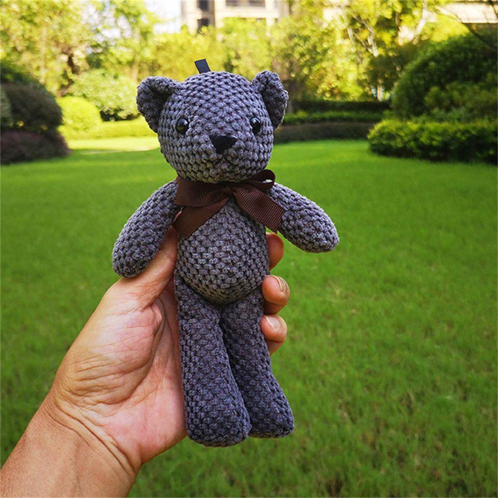 Party Decor Toy Decorations Key Pendant Soft Toys Bear Stuffed Toys Bear Plush Toy Stuffed Animals