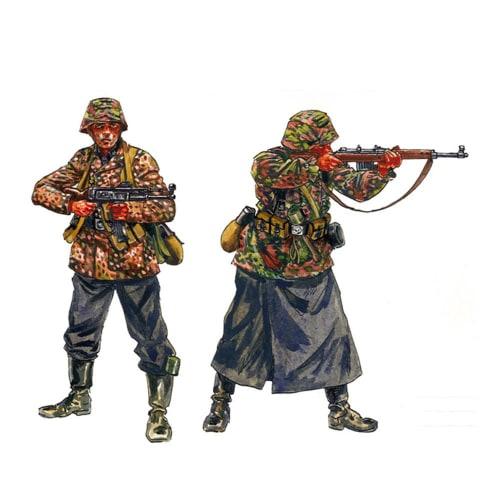 Italeri 1/72 WWII German Waffen-SS Plastic Model IT6068