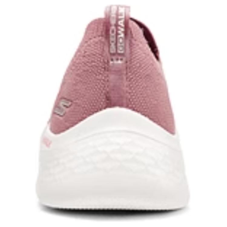 Skechers Go Walk Comfortable Simple Breathable Lightweight Low Top Casual Shoes Women sneaker Rose-Pink 124833-MVE