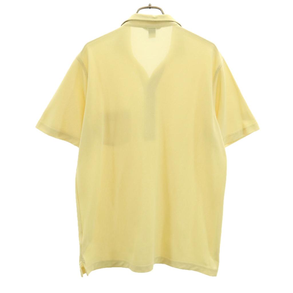 EDDIE BAUER Kurzarm Skipper Farbe Polohemd M Gelb Outdoor Herren Gebraucht