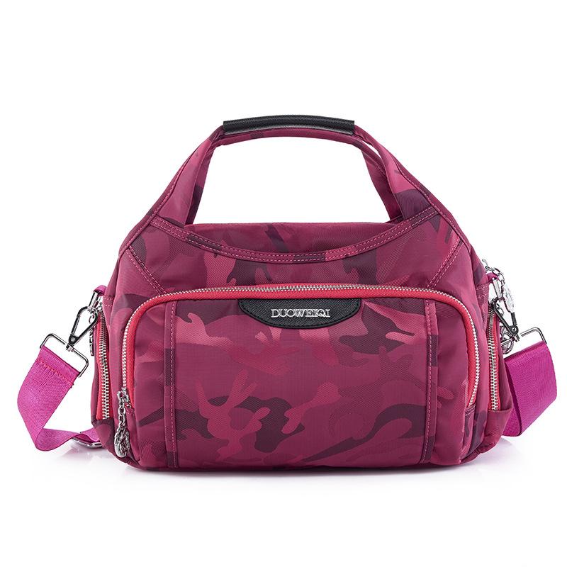 Modische Ein-Schulter-Tasche, Leichte Handtasche mit großem Fassungsvermögen, Wasserabweisende Umhängetasche für Reisen und Shopping