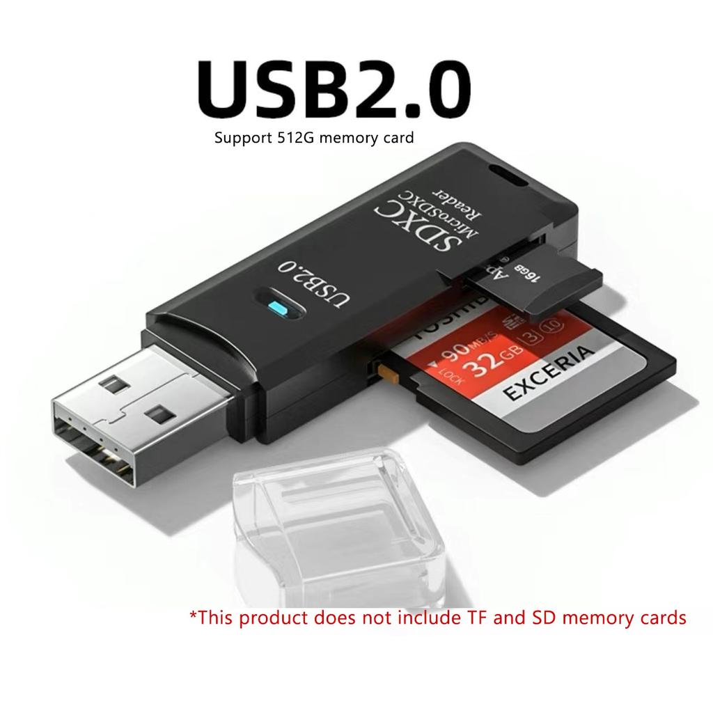 Card Reader USB 3.0 2.0 To Micro SD TF Memory Card Reading Adapter High Speed 2 IN 1 Card Reader For Phone PC Laptop Accessories
