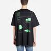 Off-White Ss20 Striped Arrow Short Sleeve T-Shirt, Loose Fit Men Tops Black OMAA038R201850061045