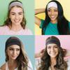 Headbands for Women Non Slip Sweat Hairbands Elastic Soft Stretchy Head Bands Sports Workout Yoga Outdoor Running Travel Headwrap Hair Accessories