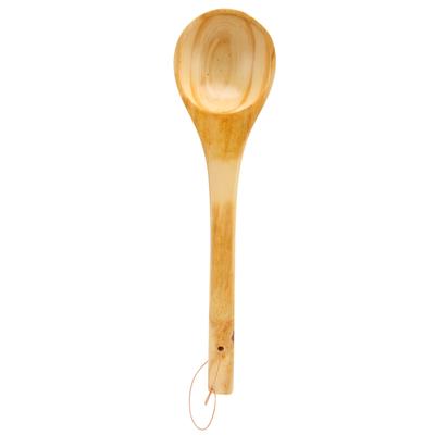 Saunakelle, großes Fassungsvermögen, langer Griff, tragbare Saunakelle aus Holz, Schöpfkelle für Tee, Wein und Wasser
