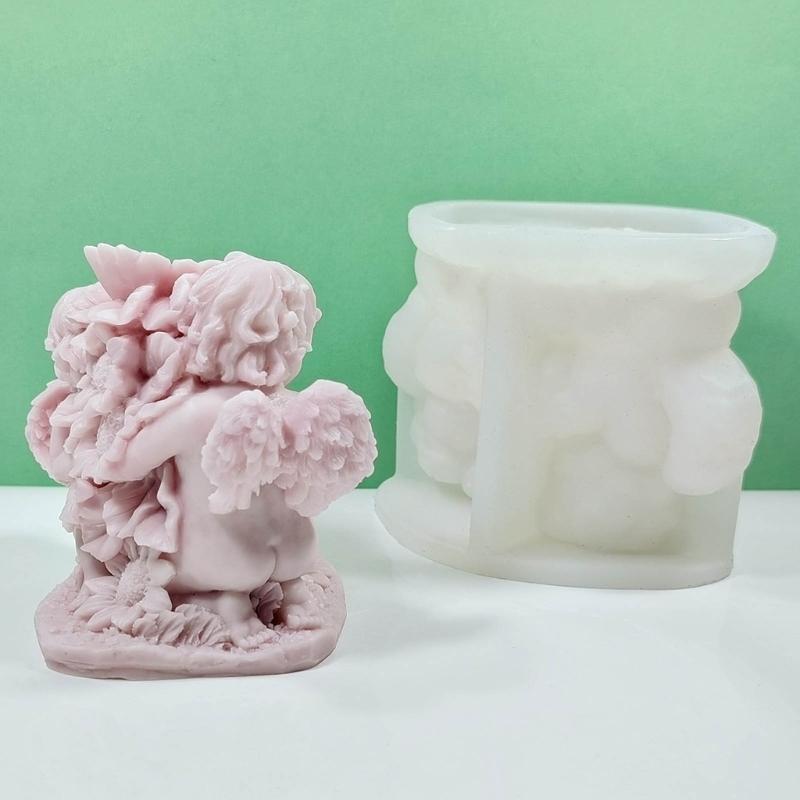 3d Candle Silicone Mold, Sculpture Candle Mold for Candle Resin Craft Gypsum Ornament Home Decorations