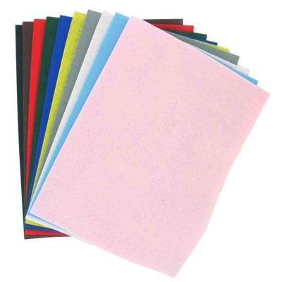 Feuilles de feutrine - CTOP - Assortiment de 10 - L 30 x l 20 cm - Souple - Résistant