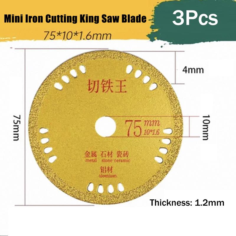 

Glass Cutting Disc 75Mm/3Inch Ultra-Thin Saw Blade Jade Wine Bottle Ceramic Polish Blade Angle Grinder Machine