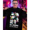 U2 Band 50 Anniversary Graphic Tee Unisex 1976-2026 Vintage Rock Tribute Signatures T-Shirt Lightweight Breathable and Comfortable Clothes