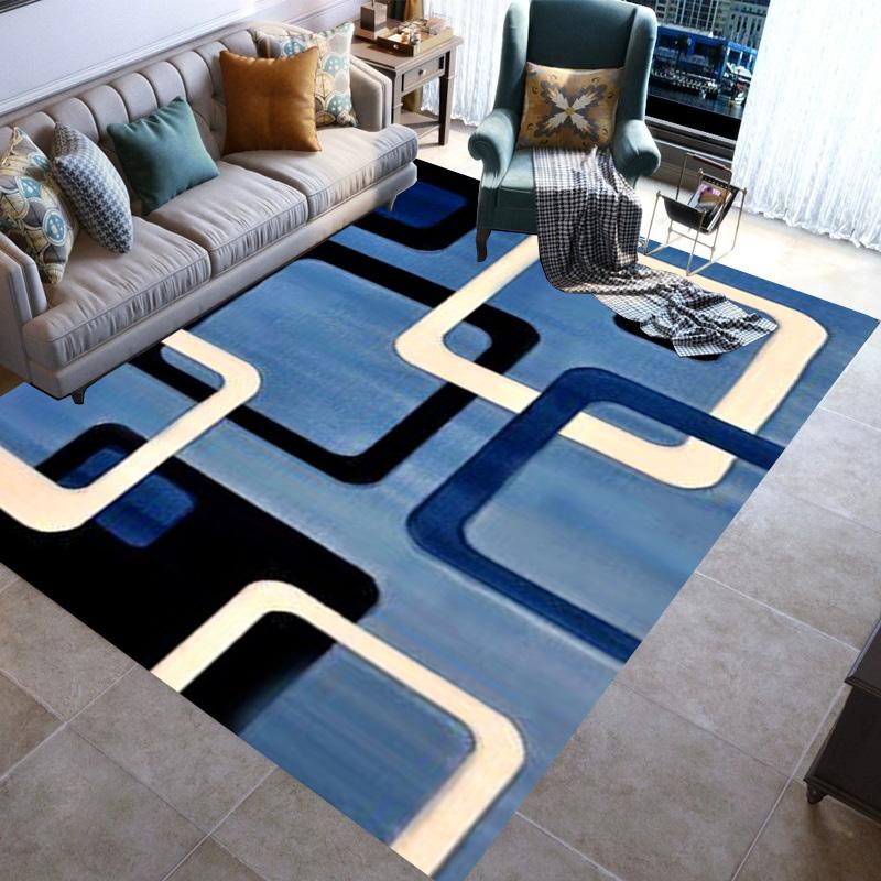 Geometric Modern Rugs Area Carpet Non-slip Floor Mat Door Family Bedroom Carpet Indoor Children's Play Throwing Yoga Mats