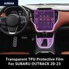 Для SUBARU OUTBACK 20-23 Прозора захисна плівка з ТПУ для центральної консолі автомобіля, плівка, що самовідновлюється, проти подряпин, аксесуари для тюнінгу