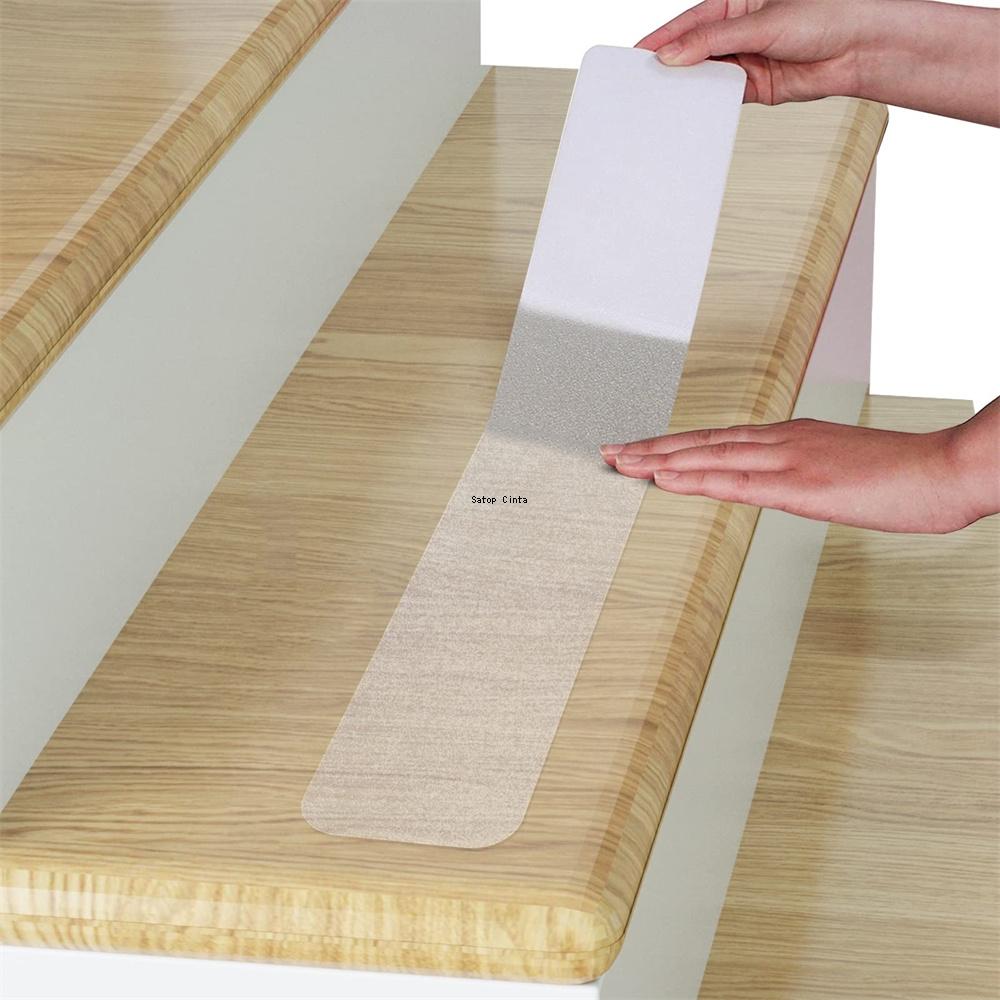 10cm*5m White Anti Slip Tapes Non-Skid Strips Waterproof Self-Adhesive Strips No Slip Stickers For Staircases Stairs Steps Floor