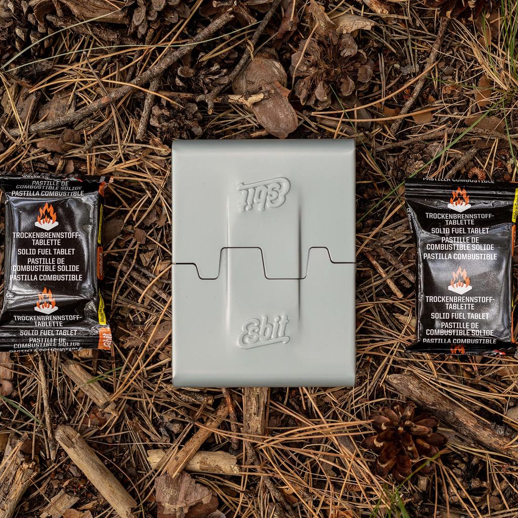 Esbit Outdoor Camping Pocket Stove Medium WS (Includes 2 x 27g Solid Fuel Packs) ES00222700