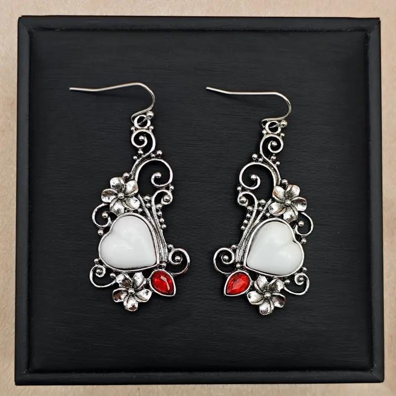 Vintage Vine Flower Earrings