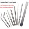 Stainless Steel Paracord Weaving Needle for DIY Bracelet & Survival Tool, 48H Shipping, Outdoor Essential.