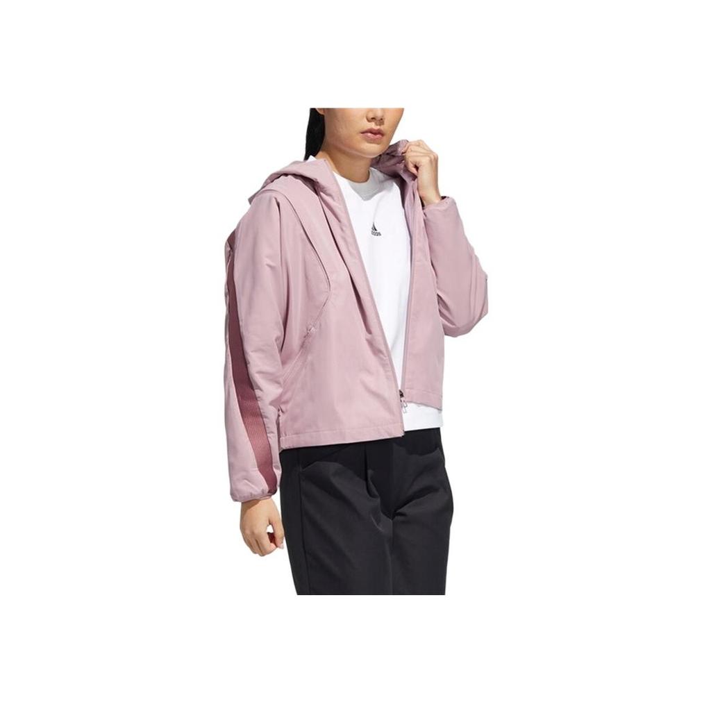 adidas Color-Block Priedušná Ležérna Športová Bunda Dámske Vrchné Oblečenie Ružová HF0046