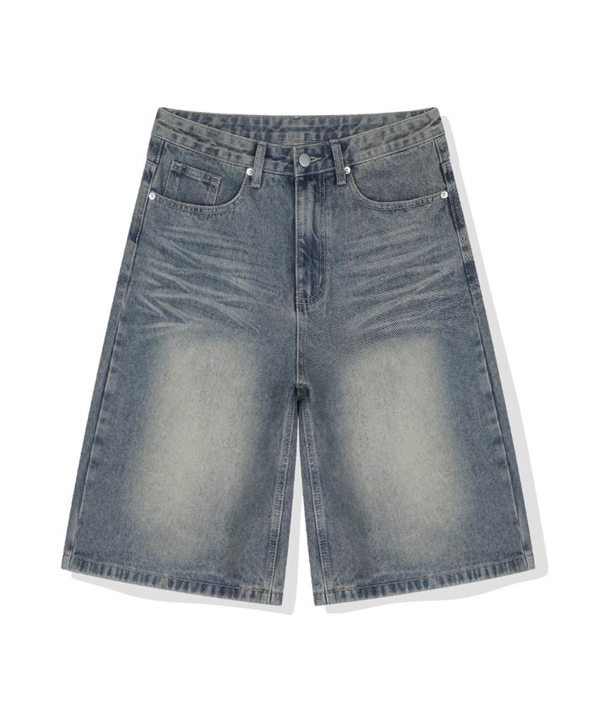 ULIFEZIP Bt Washed Bermuda Denim Pants Washed Shorts Denim Bermuda Pants 3 Colors [Ulzd_0020]