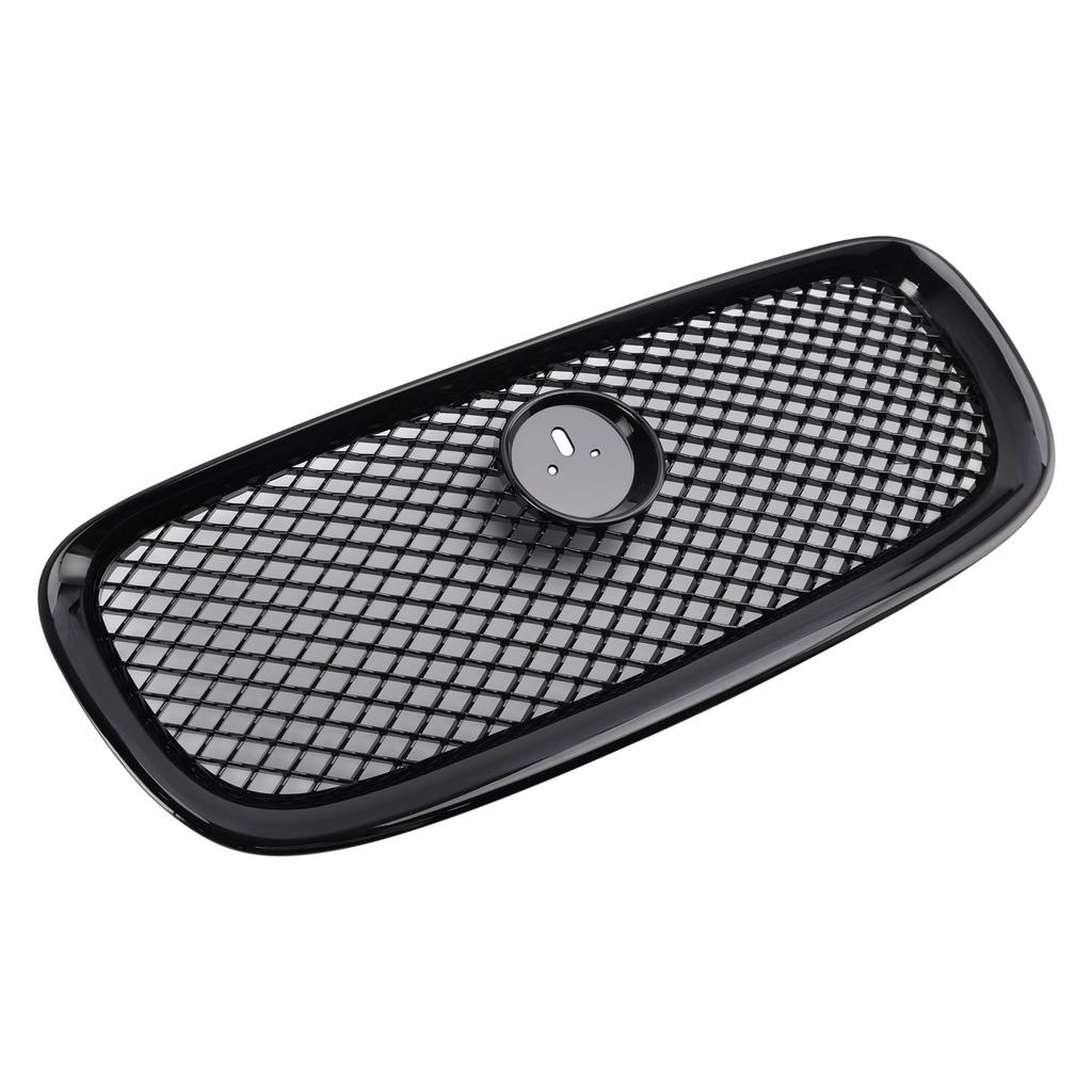 XF-R Style Front Bumper Grill Grille Fit Jaguar XF 2012-2015 Gloss Black