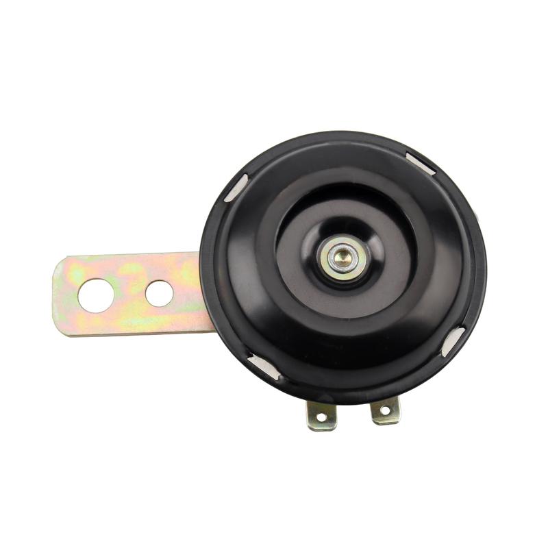 Motorcycle Horn 12V 48-60V Super Loud Waterproof Round Speaker Universal Scooter Motorbike E-Bikes Mopeds Electric Accessories