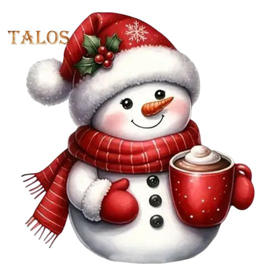 תליון אייל הצפון של סנטה קלאוס קישוט תלייה חגיגי לעץ חג המולד קישוט סנטה קלאוס מצויר מאקריליק למחזיקי מפתחות חלונות תיקים