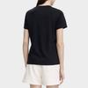 FILA American Vintage Letter Print Casual Round Neck Short Sleeve T-Shirt Women T-Shirts Black F11W329117FBK