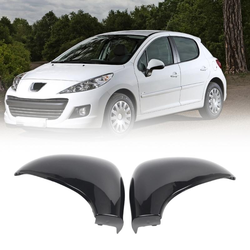 Car Side Mirror Case 9680194877 9680194977 for 207 2006-2013 Exterior Mirror Cover Housing Automotive Accessory