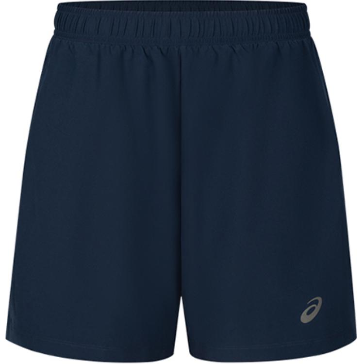 

Asics Mens Fashion Comfortable Two-In-One Woven Breathable Sports Shorts Men shorts Dark-Blue 2031E777-402 2XL