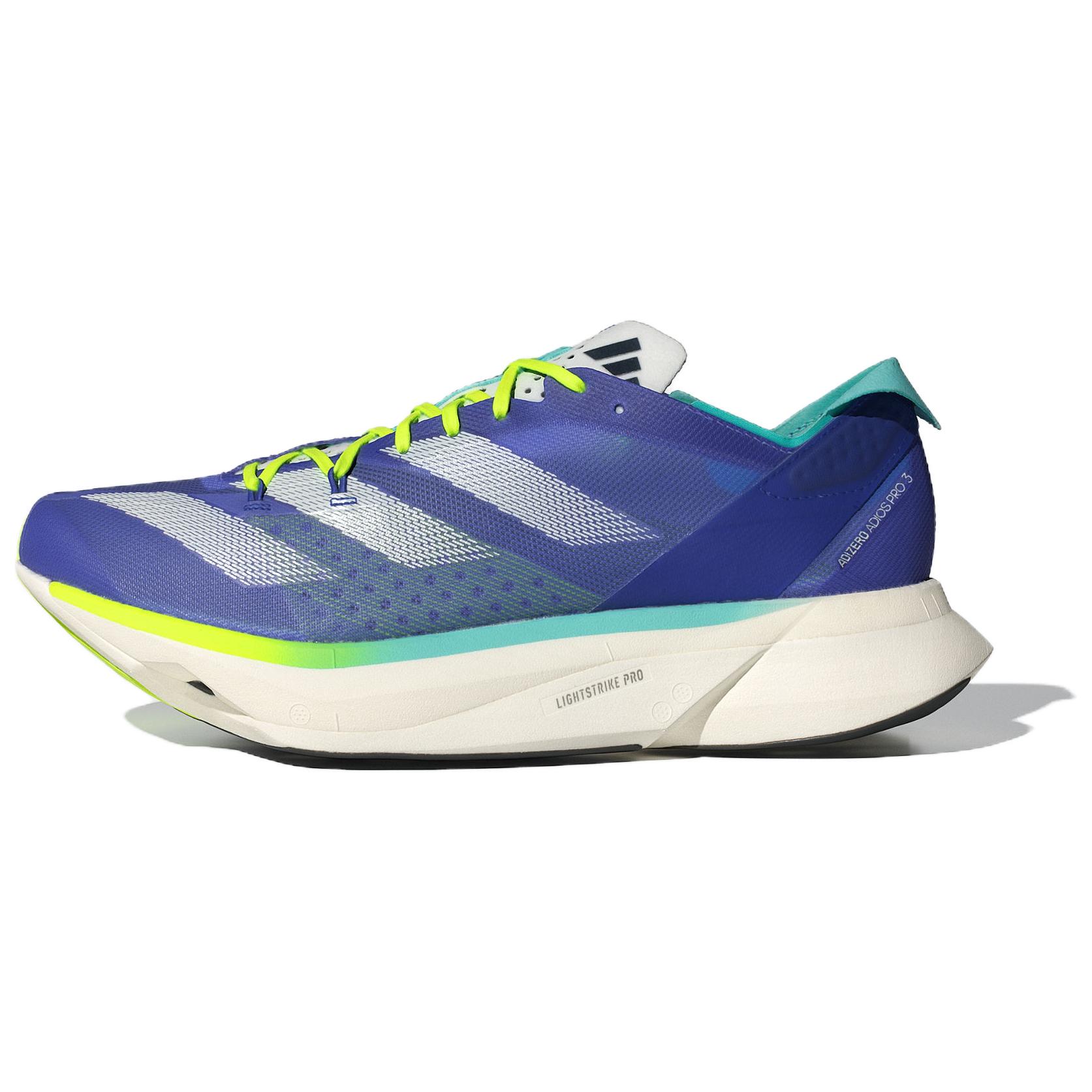 

Adidas Adizero Adios Pro 3 Cobalt Blue Zero Metalic Lucid Lemon Sneakers ID3635 36