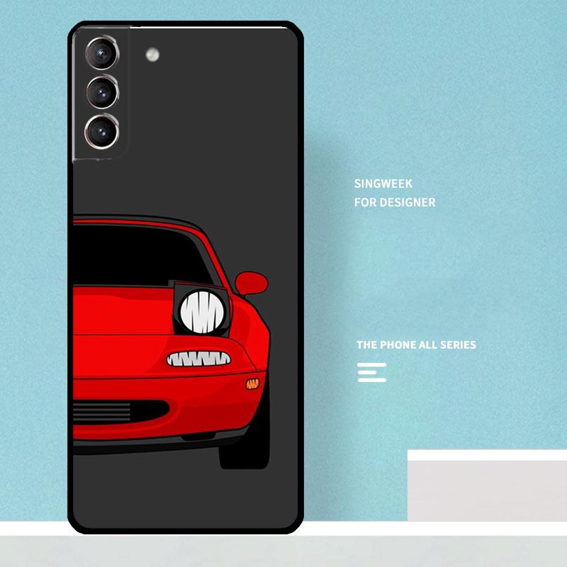 

Miata Mx5 Na Red Cover For Samsung Galaxy S24 S23 S22 S21 Ultra Plus S20 FE S8 S9 S10 Note 10 20 Ultra Case Galaxy S9
