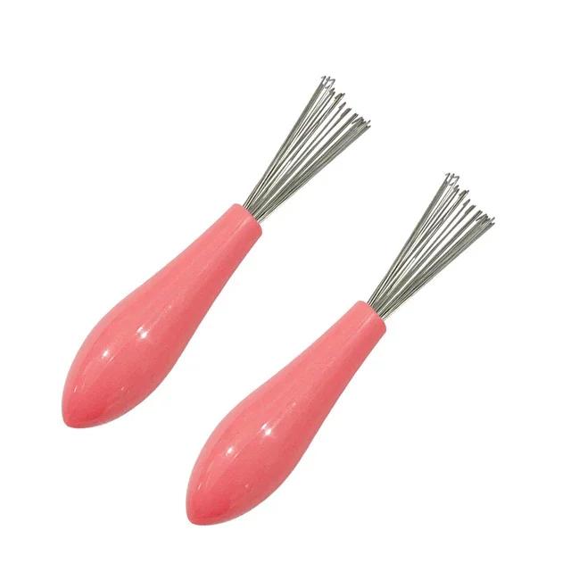 Comb Hair Brush Cleaner Plastic Handle Cleaning Brush Remover Embedded Beauty Tools Cleaning Products Cleaning Supplies