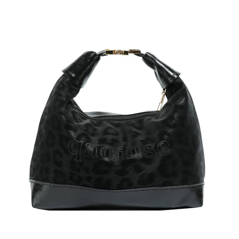 

New texture Maillard hand bag women s autumn new popular fashion versatile shoulder messenger bag чёрный